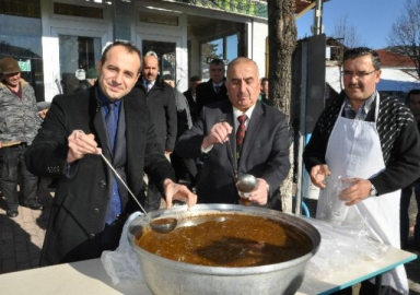 Pınarbaşı'nda 'Kara çorba' günü