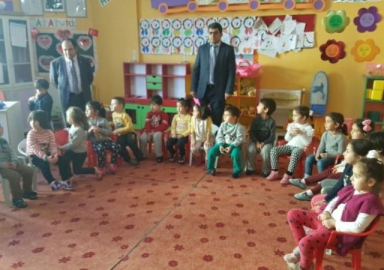 Kulu Kaymakamı Arslan okulları ziyaret etti