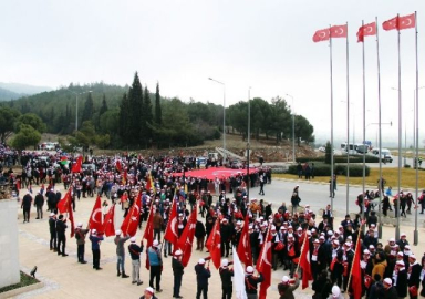 Muğla Sarıkamış şehitleri için yürüdü