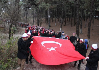 Karabük'te Sarıkamış şehitlerini anma yürüyüşü yapıldı