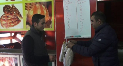 Askıda ekmeğe büyük destek