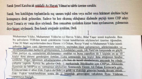 FETÖ, Ordu'da CHP'yi desteklemiş
