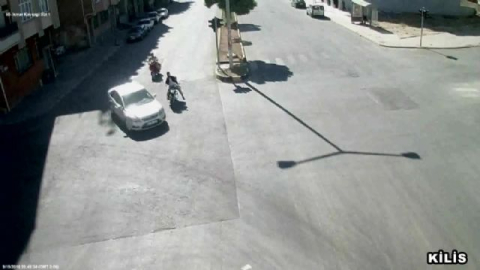 Motosiklet kazaları MOBESE'de