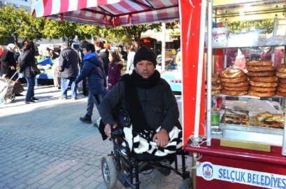 Engelli rampası olamayınca trene binemedi