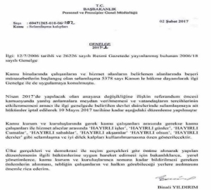 Sahte Başbakanlık genelgesine dikkat