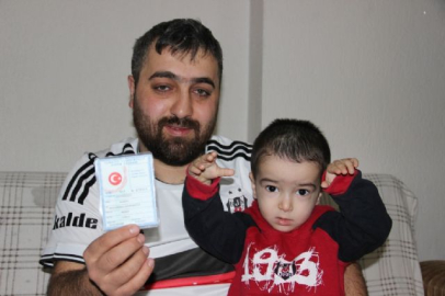 Oğluna Beşiktaş adını koydu