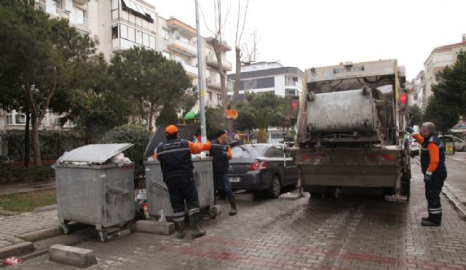 Çöpler 4 gün sonra toplandı
