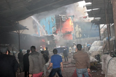 Ataşehir'de yürekleri ağza getiren yangın