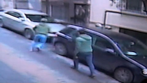 Cihangir'deki silahlı kavga kamerada