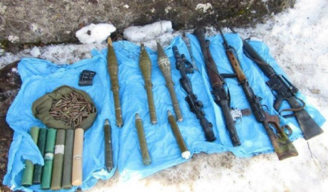 Bingöl'de silah ve mühimmat ele geçirildi
