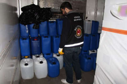 Tam 1.5 ton 'asit anhidrit' ele geçirildi