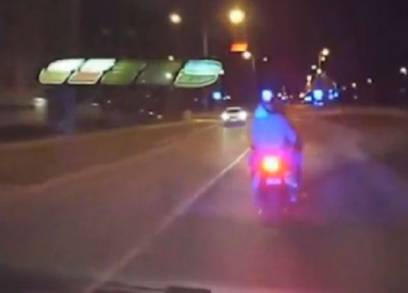 Polis motosikletlileri böyle yakaladı