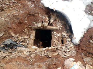 Bingöl'de teröristlere ait iki sığınak bulundu