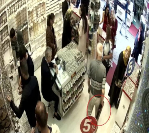 Fatih'te 5 bin liralık yüzük hırsızlığı