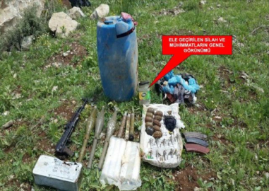 Şırnak'ta silah ve mühimmat ele geçirildi