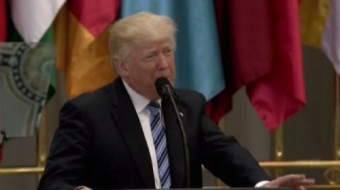 Trump, Arap İslami Amerikan Zirvesi'nde konuştu