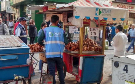 Yüksek sesle simit satışına ceza