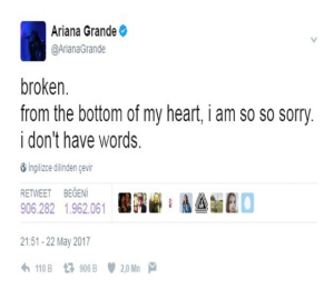 Grande'den açıklama: 'Kalbim derinden kırıldı'