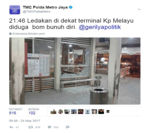 Endonezya'da saldırı: 2 ölü