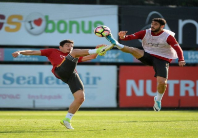 Galatasaray'ın Alanyaspor mesaisi devam etti
