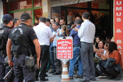 İzinsiz gösteriye polis müdahalesi: 18 gözaltı