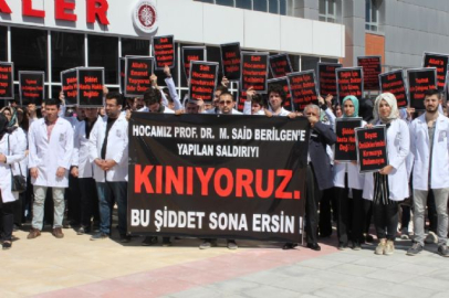 Hastane çalışanlarından başhekime saldırıya kınama