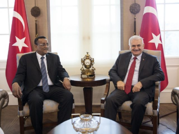 Yıldırım, Sudan Cumhurbaşkanı Yardımcısı ile görüştü