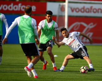 Beşiktaş'ın Gaziantepspor mesaisi sürdü