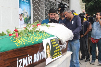 Minik Ceylin'in tabutuna gelinlik serildi