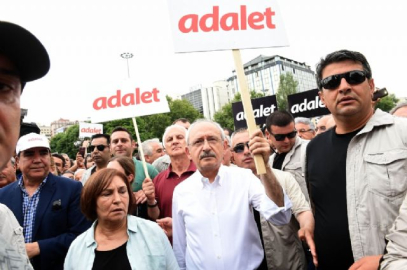 CHP'nin yürüyüşü başladı