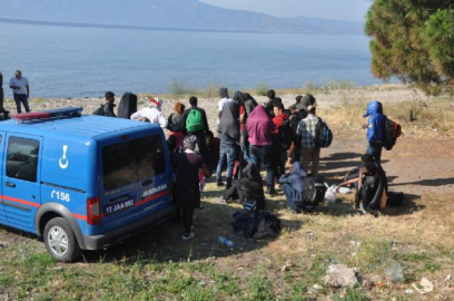 Çanakkale'de 59 kaçak göçmen yakalandı