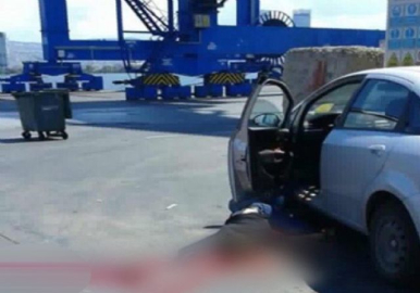 İzmir Limanında korkunç ölüm