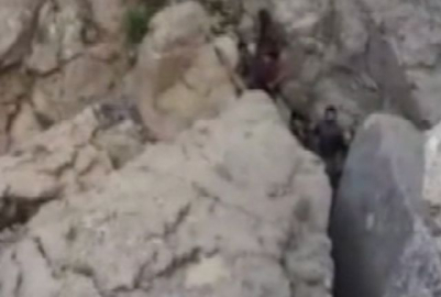 Teröristler böyle teslim alındı