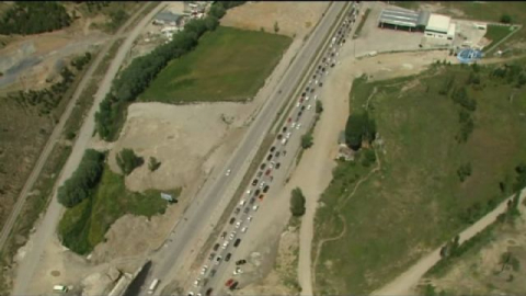 Başkent'te bayram trafiğine helikopterli destek