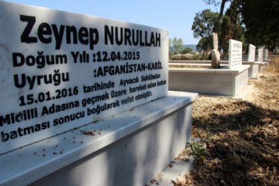 Acı hikayeleri mezar taşlarına yazıldı