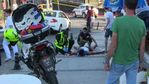 Yağ varili patladı, 2 kişi yaralandı