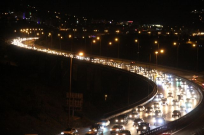 Tatil trafiği erken başladı