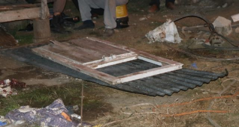 Foseptik faciasına eski kapı neden olmuş