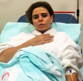 Simge Sağın hastanelik oldu