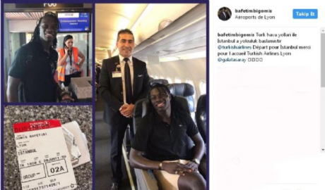 Gomis İstanbul yolunda