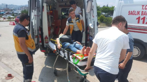 Kardeşinden kaçmak için pencereden atladı