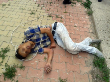 Hırsızlık şüphelisi polisten kaçarken 4. kattan düştü