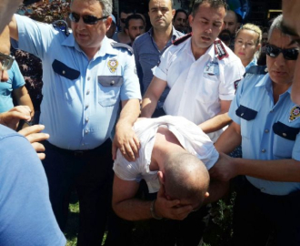 Taciz şüphelisine linç girişimi