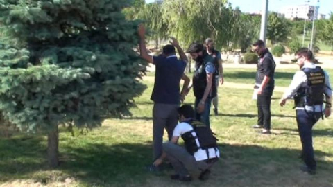 Pendik'te hava destekli uyuşturucu operasyonu