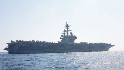 Dünyanın en büyük uçak gemisi İsrail'e geldi