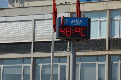 Termometreler 48'i gösterdi