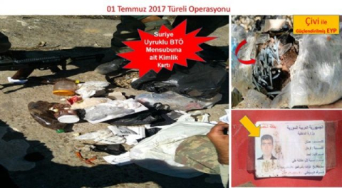 Diyarbakır'da Suriye uyruklu 1 terörist öldürüldü