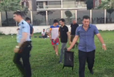 Zabıtadan mangal operasyonu