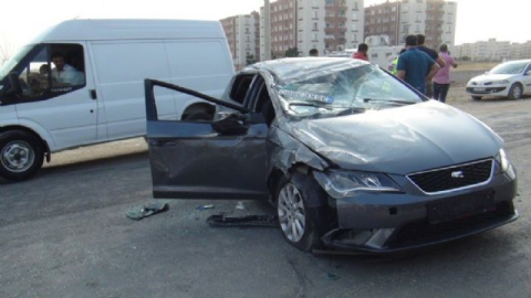 Kına yolunda kaza: 4 yaralı