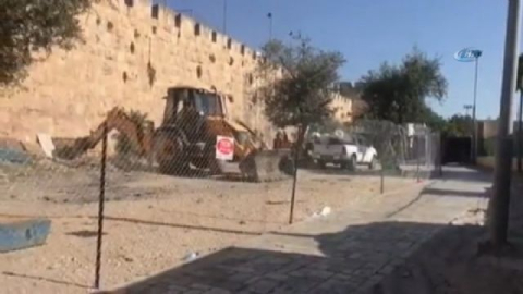 İsrail tarihi mezarlık Yusufiya'yı dikenli tellerle çevirdi